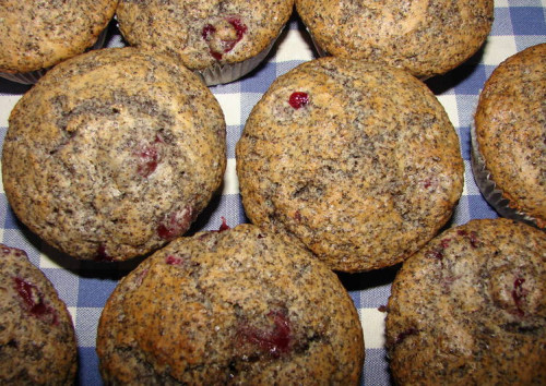 Meggyes-mákos muffin (Stahl Judit féle)